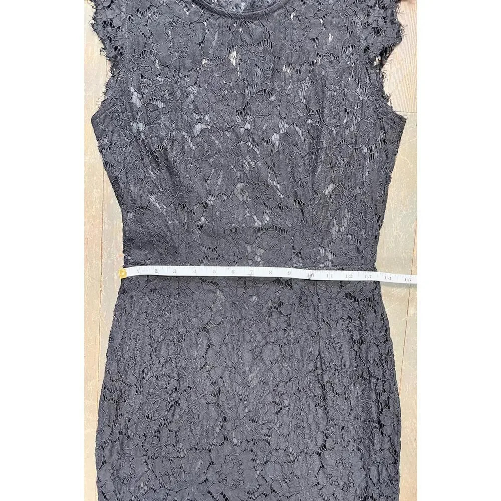 Miusol Women's Floral Lace Slim Evening Cocktail Lined Mini Dress Size Medium - Picture 13 of 14